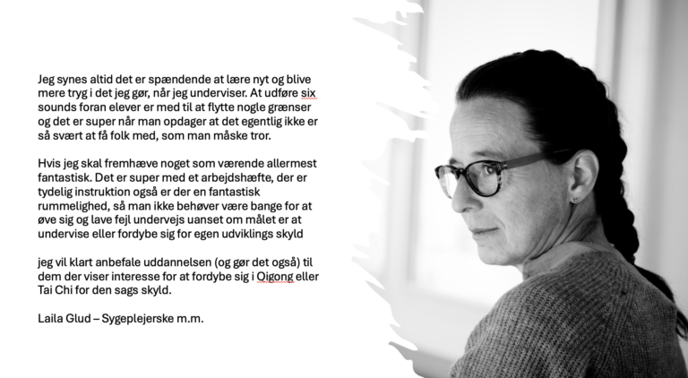 Laila Glud, tidligere deltager på Qigong Instruktøruddannelsen